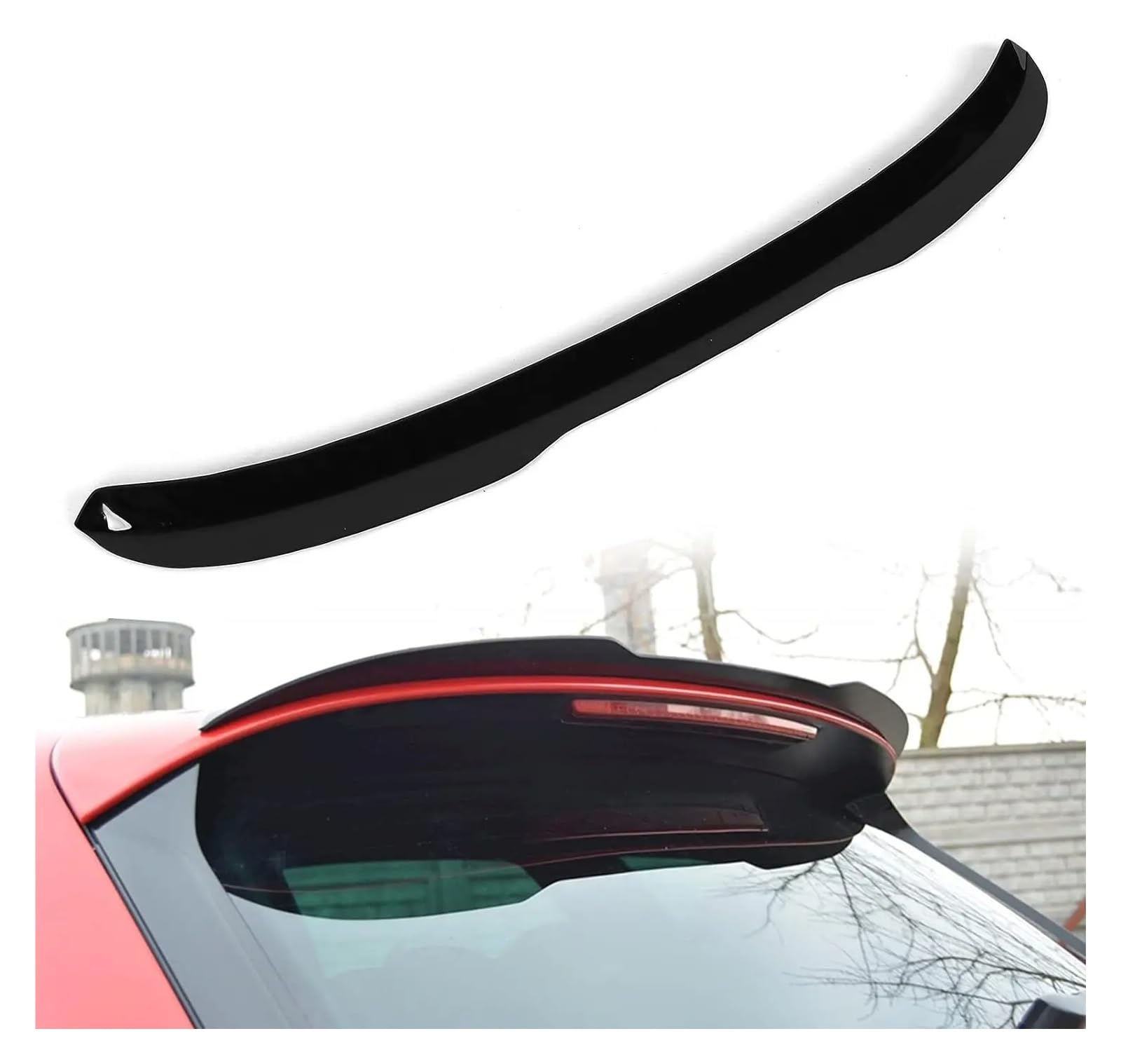 Heckspoiler Lippe Für Seat Für Leon Universal Auto Schrägheck Spoiler Heckflügel Auto Heckflügel Heckdach Lip Spoiler Auto Kofferraum Spoiler von ZHANFEIS