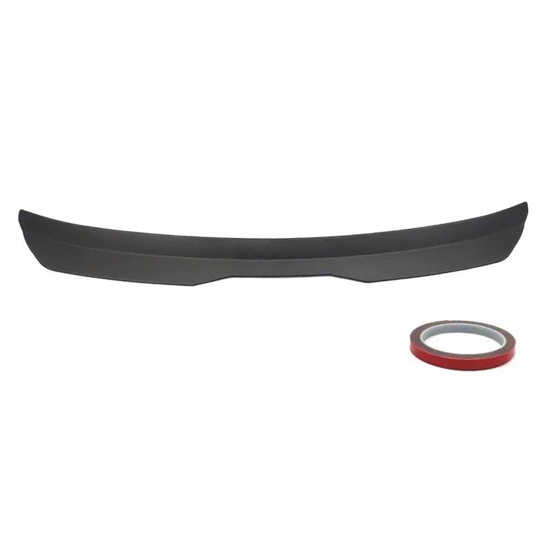 Heckspoiler Lippe Heckspoilerlippe für Schrägheck, Universal-Autospoiler, Heckspoilerlippe für Schrägheck, ABS-Dekorationsstreifen, passend für Schrägheckautos Auto Kofferraum Spoiler(Matte Black) von ZHANFEIS