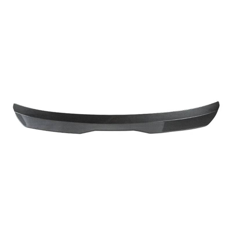 Heckspoiler Lippe Universal Auto Heckspoiler Top Heckdachspoiler ABS Zierleiste Passend Für Fließheck Auto Heckflügel Auto Kofferraum Spoiler(Carbon Fiber) von ZHANFEIS