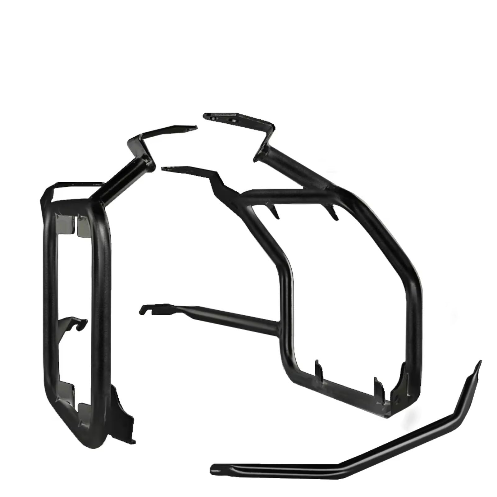 Motorrad-Gepäckträger Hinten Für R1250GS Für R1200GS LC Abenteuer Pannier Rack Schwanz Box Rahmen Heckgepäckträger(Black Side Racks) von ZHANFEIS