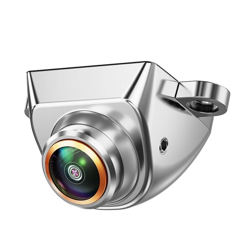 Rückfahrkamera für Auto 170° AHD1080P Auto-Front-/Rückfahrkamera 360° Verstellbare Fisheye-Goldlinse Full-HD-Nachtsicht wasserdichte Kameras Rückkamera(Chrome-AHD1080P) von ZHANFEIS