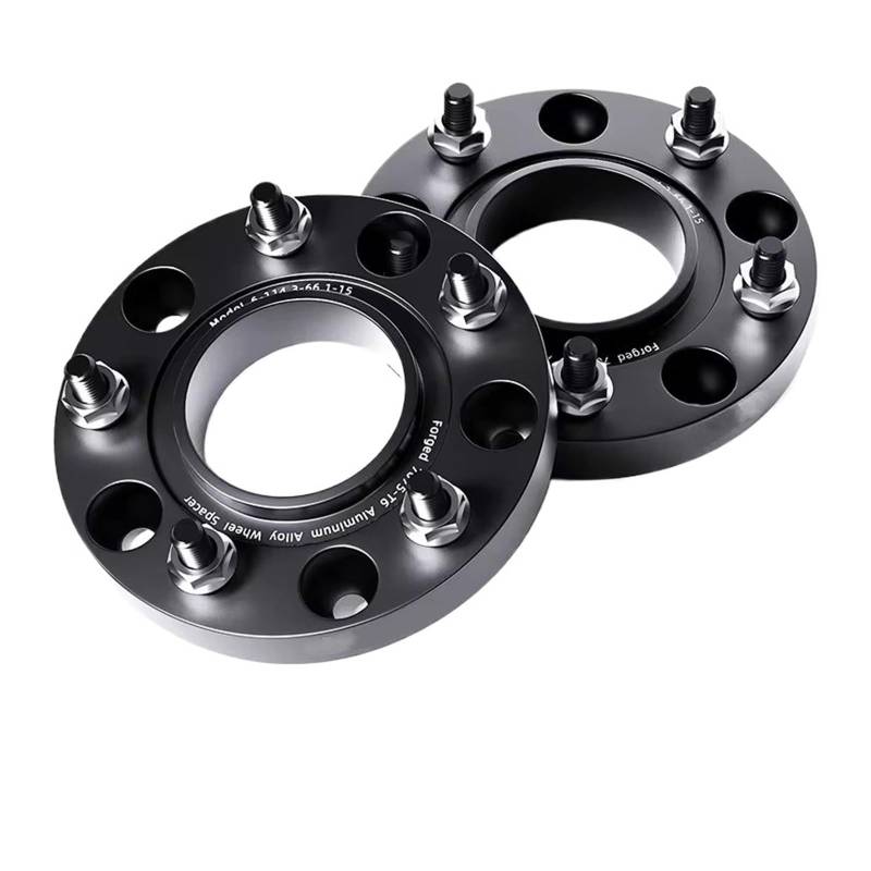 Spurverbreiterung Für Chery Für Exeed RX 2/4 Stück PCD 5x108 Hubcentric 65,1 M14X1,5 Aluminium Legierung Rad Spacer Adapter Spürverbreiterungsatz(2Piece 25mm-BK) von ZHANFEIS