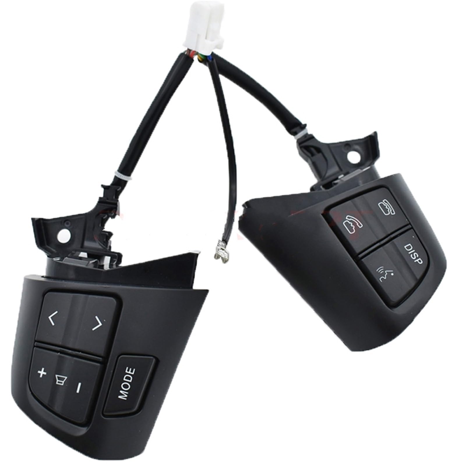 Lenkradtastenschalter Für Toyota Für Corolla 2010-2013 Für Wunsch Für Altis Lenkrad Audio Control Taste Tempomat Schalter 84250-02230 Schalter Lenkradsteuerung(Black button) von ZHANFEIS