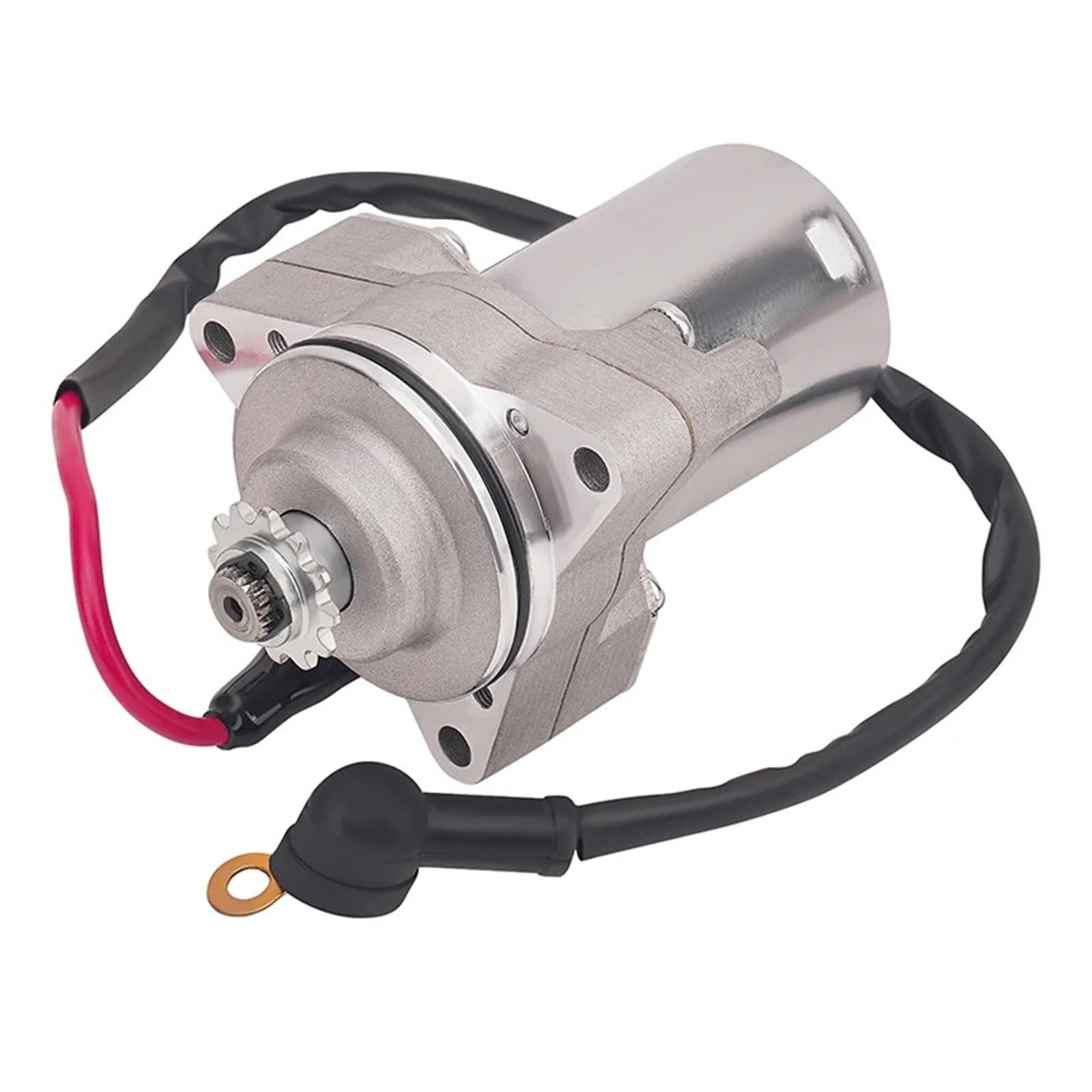 ZHANFEIS Starter Anlasser Für Go Für Karts 50cc 70 Cc 90cc 100 Cc 110cc 125 Cc Dirt Bikes Dune Buggy 4 Für ATV Motorrad Motor Starter Motor Startermotor(with Wire) von ZHANFEIS