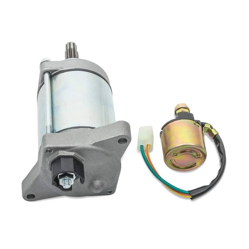 ZHANFEIS Starter Anlasser Für Rancher 420 Für TRX420 2007-2014 31200-HP5-601 35850-HP1-601 SMU0418 Starter Motor Und Magnet Relais Startermotor von ZHANFEIS