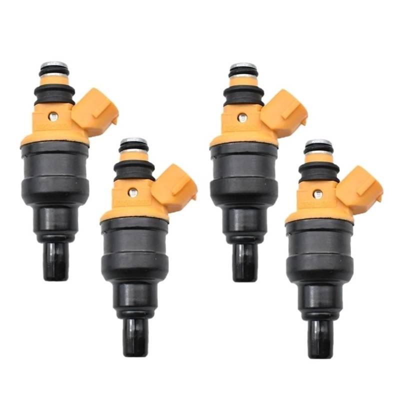 4pcs 23250-02020 0280150438 Fuel Injectors Compatible for Toyota Carina 92-97 AT190 Compatible for Avensis 97-00 AT220 4AFE Auto Part von ZHANGAILINGBI