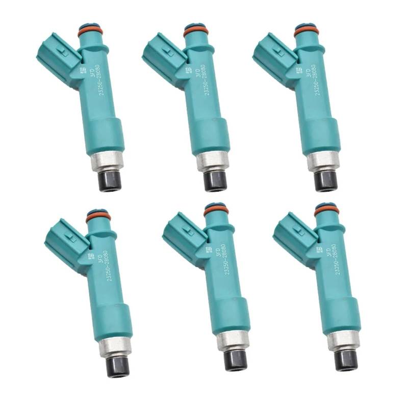 6PCS 23250-28080 Fuel Injector 23209-28080 Compatible for Toyota Corolla Highlander Compatible for Rav4 Scion 2.4L von ZHANGAILINGBI