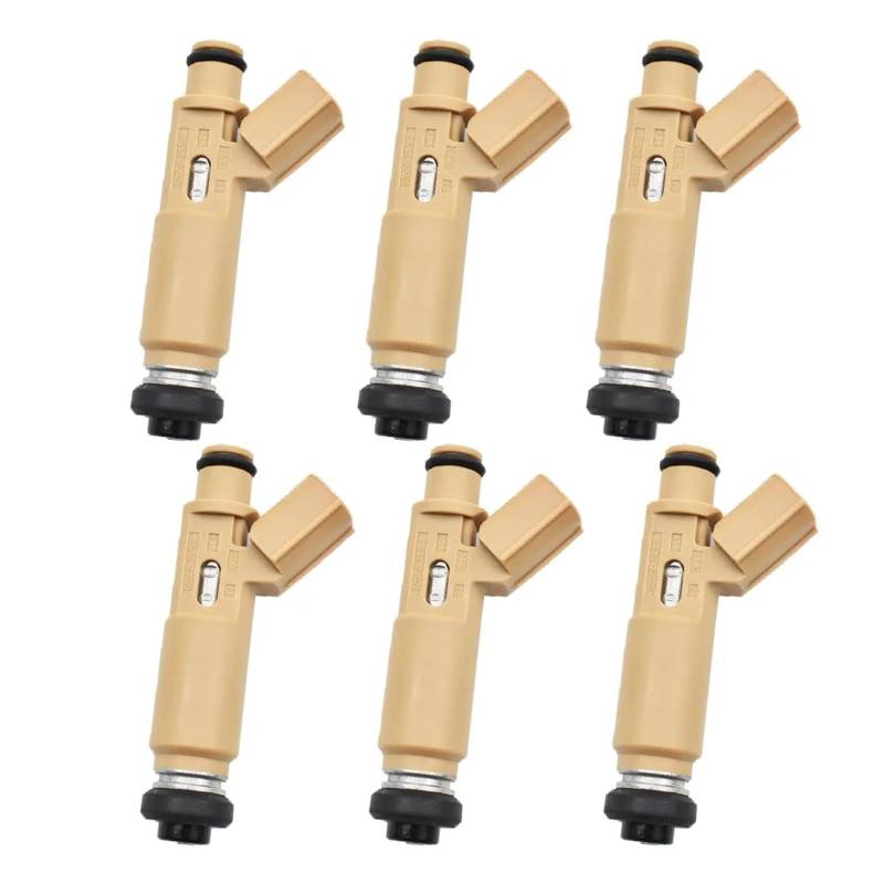 6pcs/Lot Fuel Injection Nozzle 23209-22020 23250-22020 Compatible for Toyota 1ZZ-FE Corolla AVENSIS CELICA RAV 4 von ZHANGAILINGBI