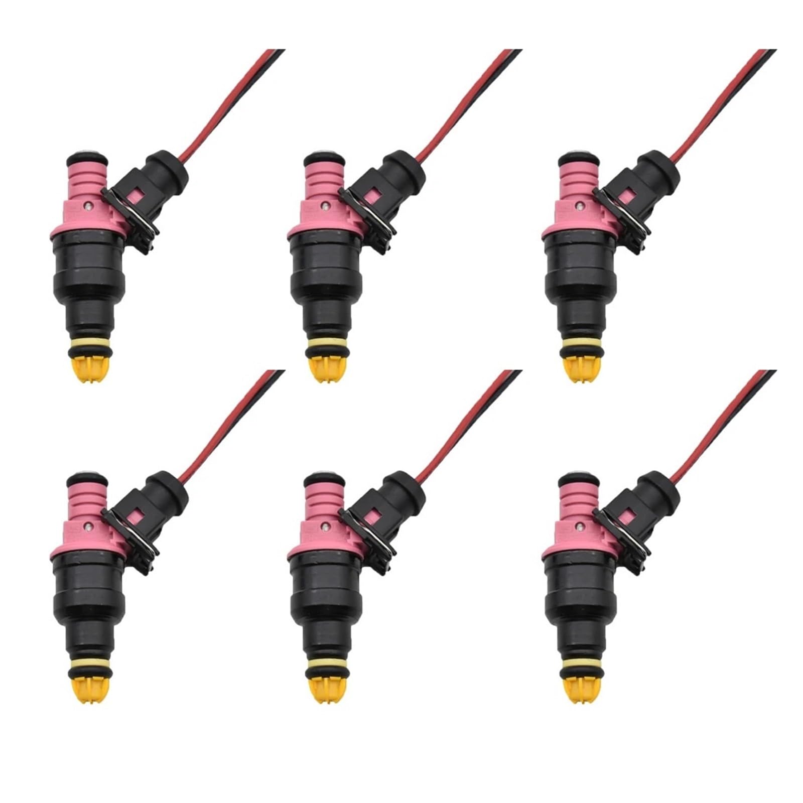 6pcs/Set Fuel Injector with Plug Compatible for BMW 96-99 328I 328IS 528I M3 Z3 E36 E39 E38 2.8L 3.2L 0280150440 0 280 150 440 von ZHANGAILINGBI