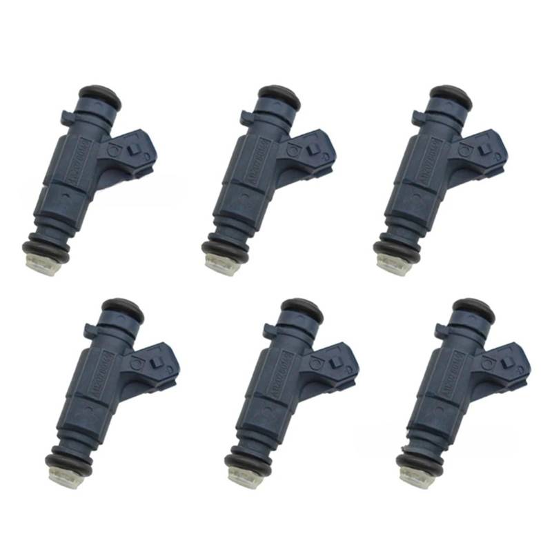 6pcs Fuel Injector Nozzle A1120780149 0 280 156 014 0280156014 Compatible for Mercedes-Benz SLK320 W210 E320 E280 2.8L 3.2L V6 95-04 von ZHANGAILINGBI