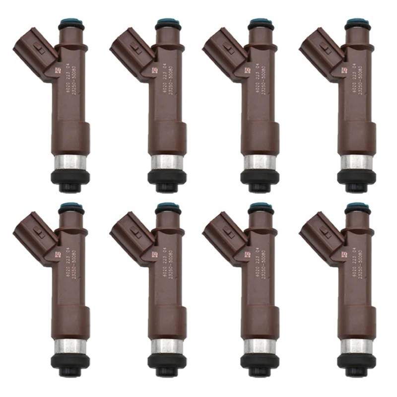 8pcs Fuel Injector Nozzle Compatible for Toyota 4Runner Land Cruiser Sequoia Tundra OEM:23250-50080 23209-50080 2325050080 2320950080 von ZHANGAILINGBI