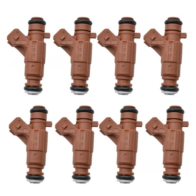 8pcs Fuel Injectors 0280156016 Compatible for Mercedes S500 G500 SL500 E500 CLK50 5.0L 4.3L Car Accessories von ZHANGAILINGBI