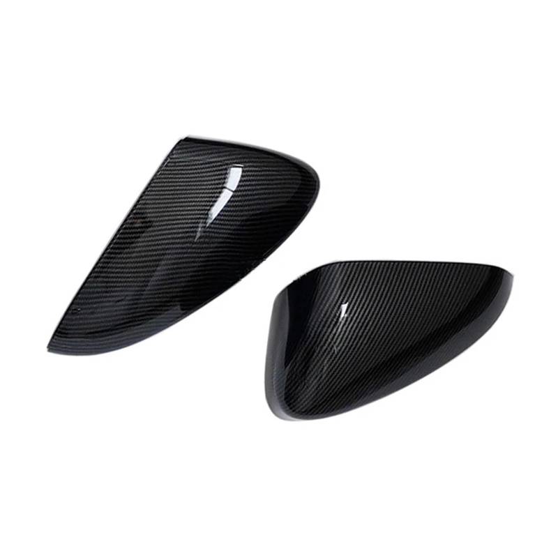 ZHANGAILINGBI 2 Stück Auto-Carbon-Faser-Rückspiegel-Abdeckung, Shell-Kappe, kompatibel for Ford Fusion 2013–2021, USA-Version von ZHANGAILINGBI