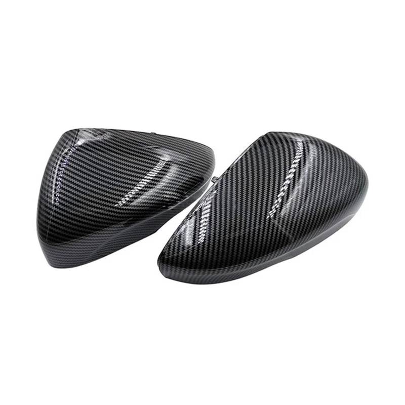 ZHANGAILINGBI 2 stücke Auto Carbon Fiber Hinten Spiegel Abdeckung Shell Cap Gehäuse Kompatibel for Ford Focus 2019 2020 Europäische Version von ZHANGAILINGBI