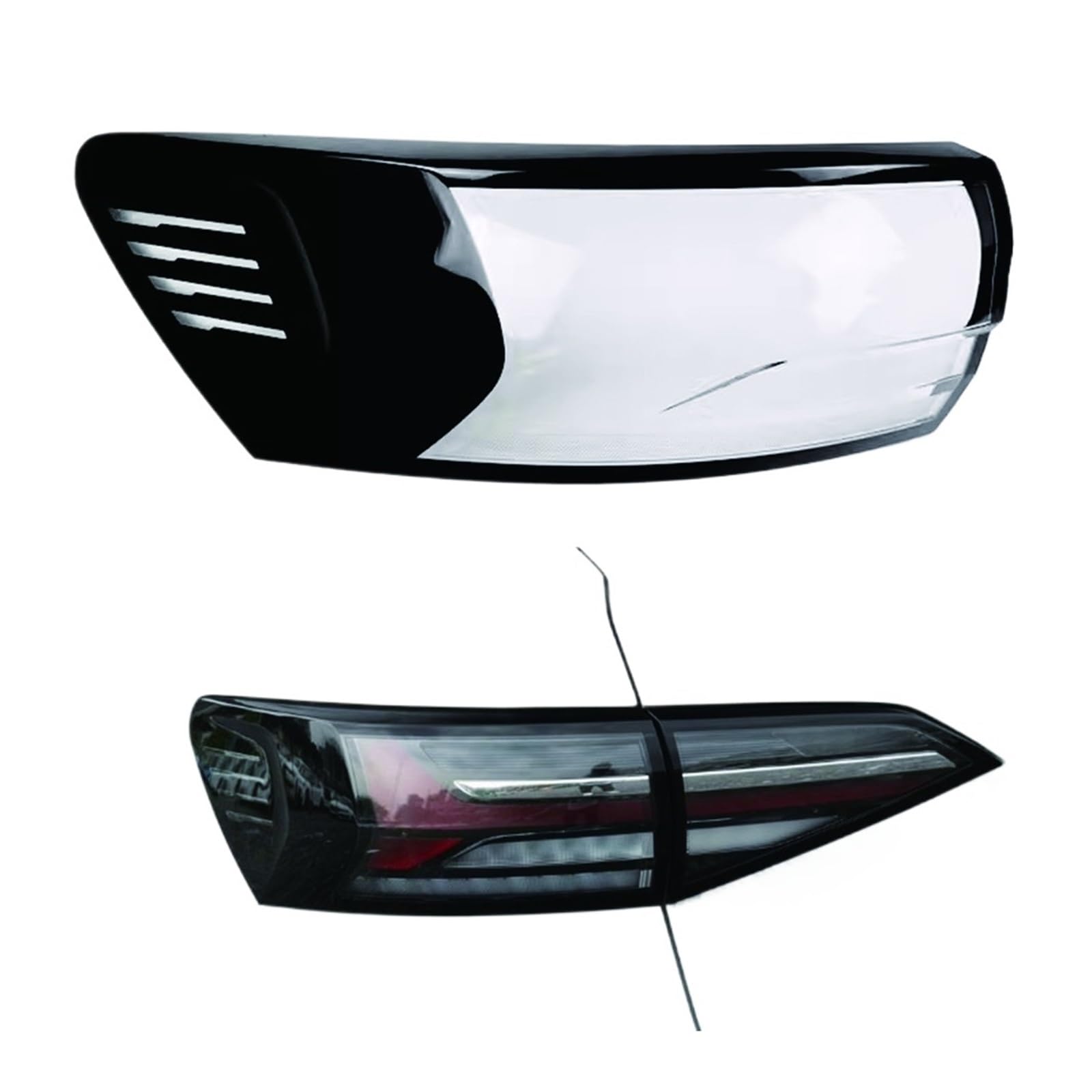 ZHANGAILINGBI Auto Hinten Rücklicht Rücklicht Licht Lampenschirm Lampcover Auto Objektiv Shell Kompatibel for VW Lavida XR 2023 2024 Rücklicht Abdeckung(Outside Left) von ZHANGAILINGBI