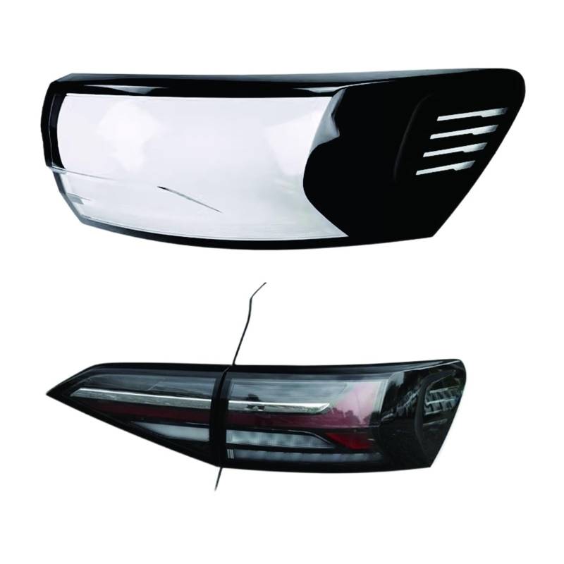 ZHANGAILINGBI Auto Hinten Rücklicht Rücklicht Licht Lampenschirm Lampcover Auto Objektiv Shell Kompatibel for VW Lavida XR 2023 2024 Rücklicht Abdeckung(Outside Right) von ZHANGAILINGBI