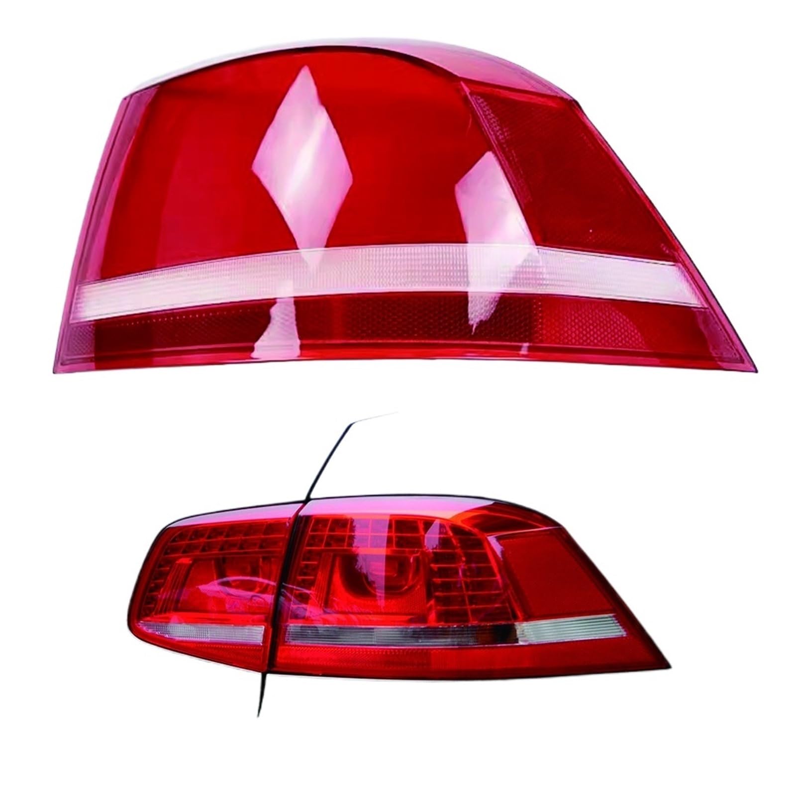 ZHANGAILINGBI Auto Hinten Rücklicht Rücklicht Licht Lampenschirm Lampcover Auto Objektiv Shell Kompatibel for VW Magotan 2012-2016 Rücklicht Abdeckung(Outside Right) von ZHANGAILINGBI