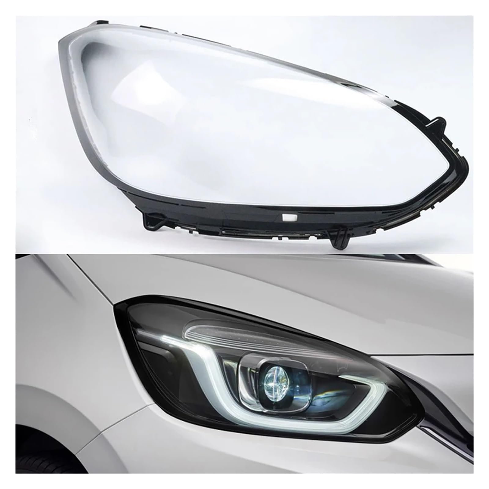 ZHANGAILINGBI Auto-Lichtkappen kompatibel for Honda Fit Jazz GR9 2021 2022 2023 Auto transparenter Lampenschirm Lampenschirm Scheinwerferabdeckung Glaslinsenschale(Right) von ZHANGAILINGBI