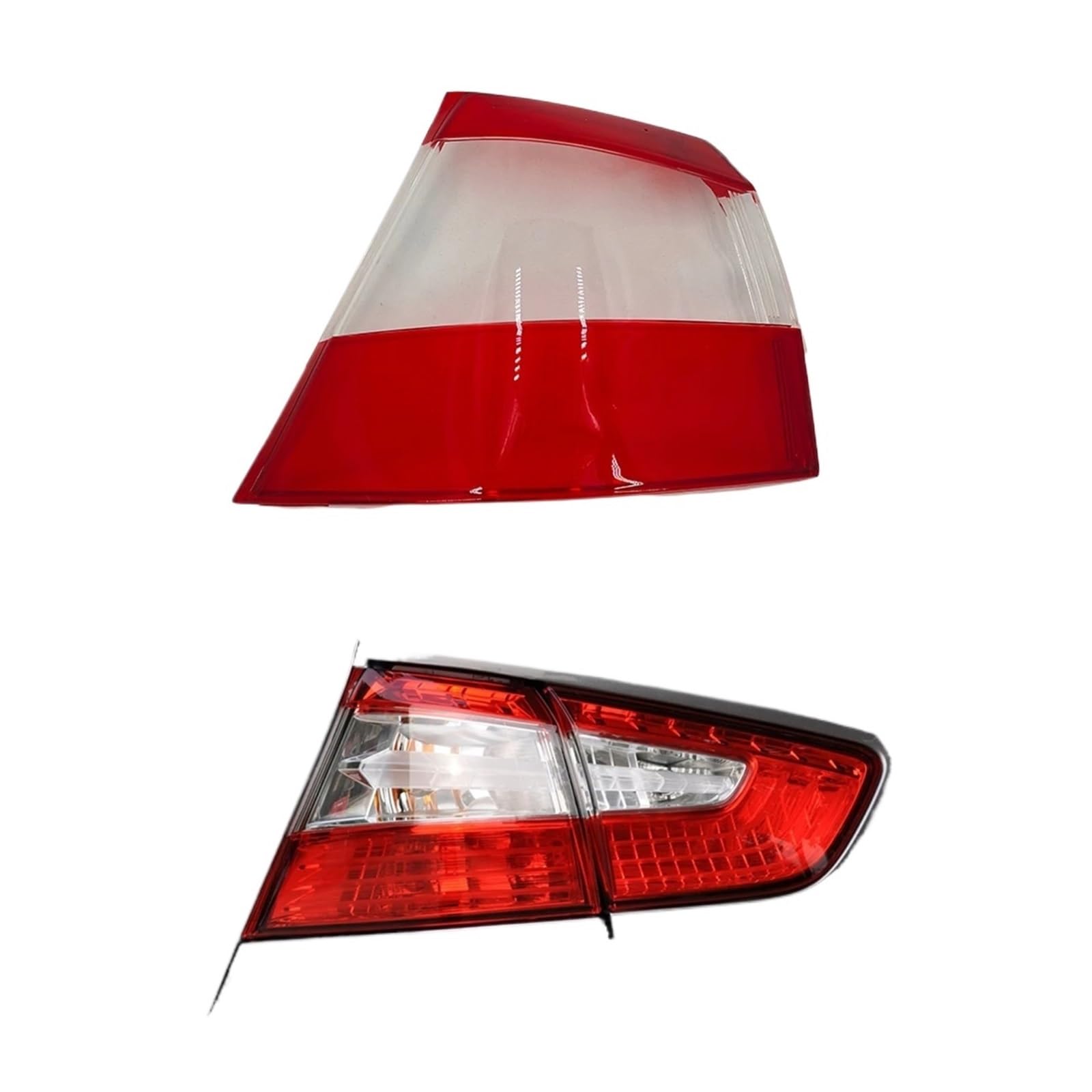 ZHANGAILINGBI Auto Rücklicht Abdeckung Objektiv Glas Shell Vorne Rücklicht Transparent Lampenschirm Auto Licht Lampe Kompatibel for Nissan Livina 2013 2014 2015(Outside Left) von ZHANGAILINGBI