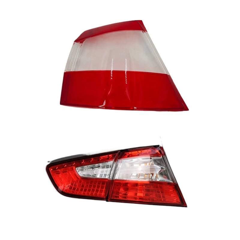 ZHANGAILINGBI Auto Rücklicht Abdeckung Objektiv Glas Shell Vorne Rücklicht Transparent Lampenschirm Auto Licht Lampe Kompatibel for Nissan Livina 2013 2014 2015(Outside Right) von ZHANGAILINGBI