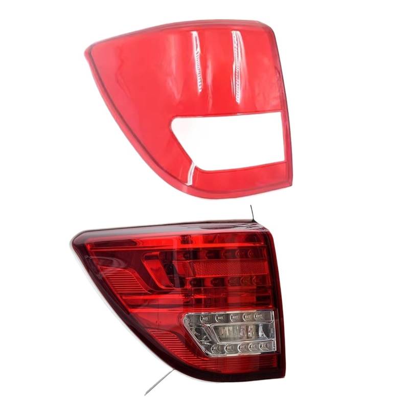 ZHANGAILINGBI Auto Rücklicht Abdeckung Objektiv Shell Hinten Rücklicht Transparent Lampenschirm Lampcover Auto Licht Lampe Kompatibel for Baic Huansu S2 2015 2016(Left) von ZHANGAILINGBI