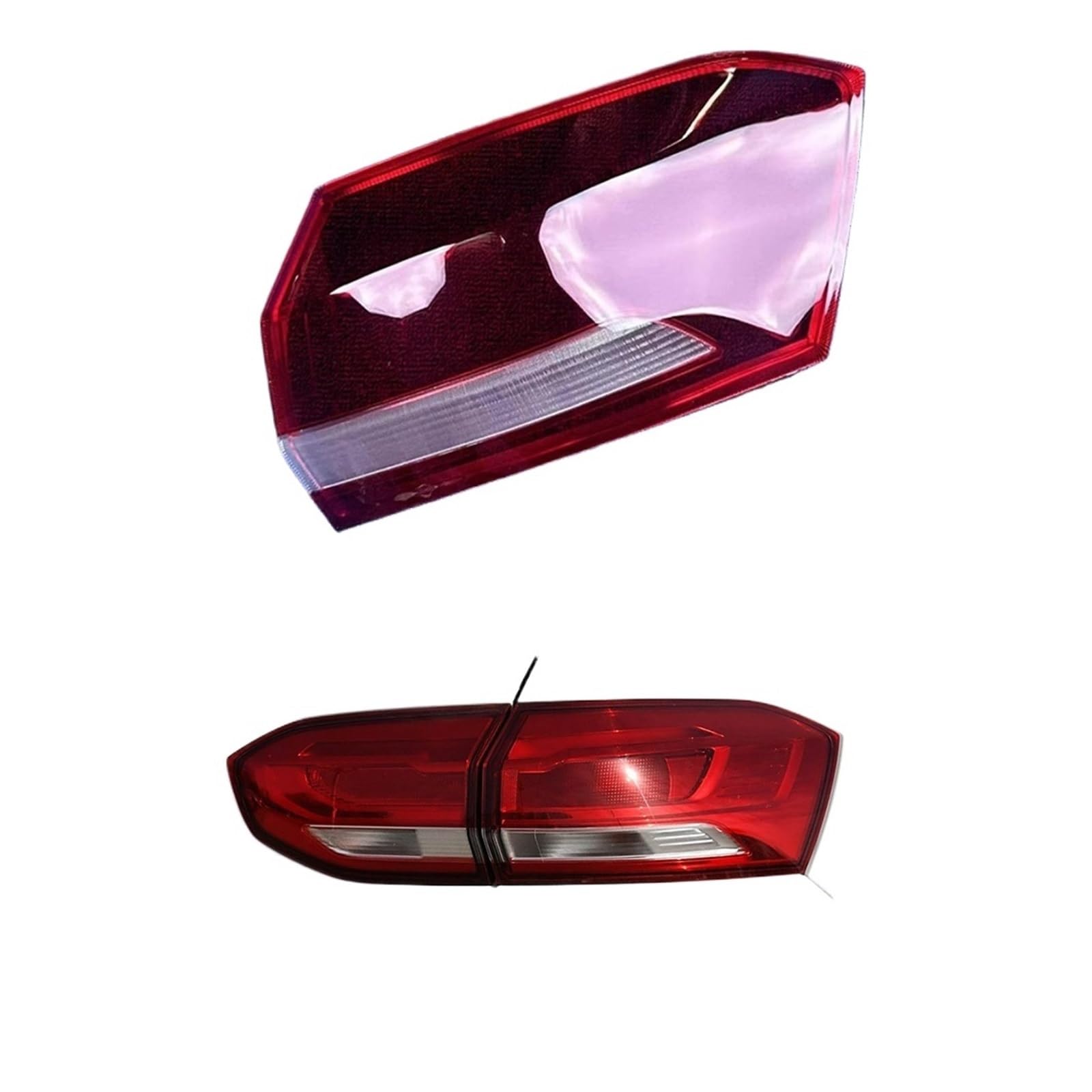 ZHANGAILINGBI Auto Rücklicht Lampe Rücklicht Lampenschirm Lampenabdeckung Auto Shell Kompatibel for Great Wall Haval H6 Red Label 2017 2018 2019 Rücklicht Abdeckung(Outside Right) von ZHANGAILINGBI