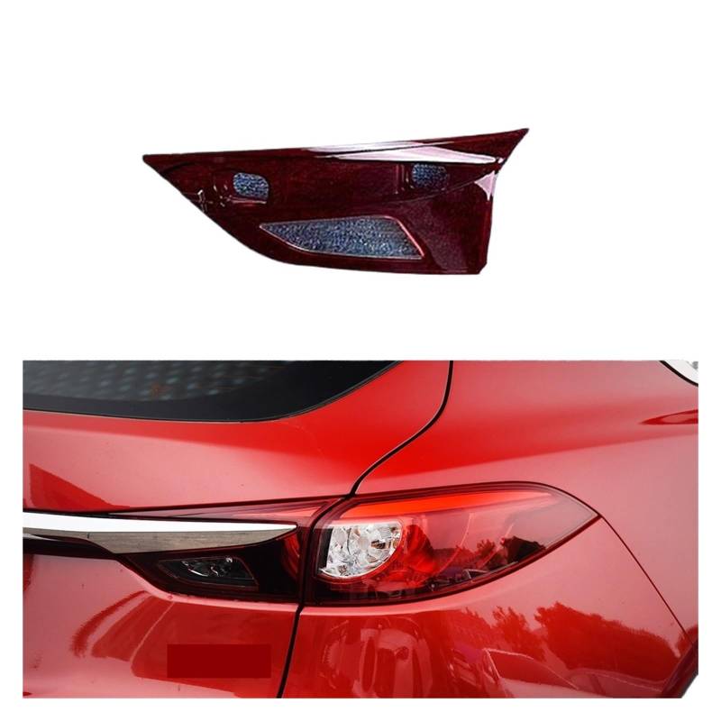 ZHANGAILINGBI Auto-Rücklicht-Lichtgehäuse, kompatibel mit Mazda CX-4 2014–2018, Auto-Rücklicht-Objektivabdeckung, Lampenschirm, Glas, Lampenabdeckungskappen, Rücklichtschale(Inside Right) von ZHANGAILINGBI