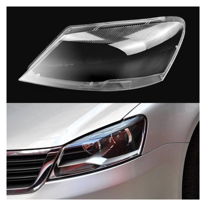 ZHANGAILINGBI Auto-Scheinwerferabdeckung, kompatibel for VW Passat 2009 2010 2011, Auto-Lampenschirm, Lampenabdeckung, Kopflampen-Lichtabdeckungen, Glaslinsenschale(Left) von ZHANGAILINGBI