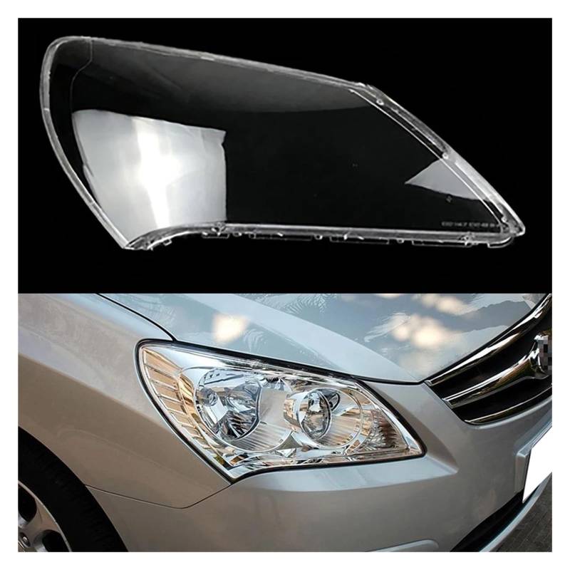 ZHANGAILINGBI Auto-Scheinwerfergehäuse, Lampenschirm, Scheinwerferabdeckung, Lampe, Scheinwerfer, Glaslinse, kompatibel mit Hyundai Elantra 2008 2009 2010. Auto-Lichtkappen(Right) von ZHANGAILINGBI