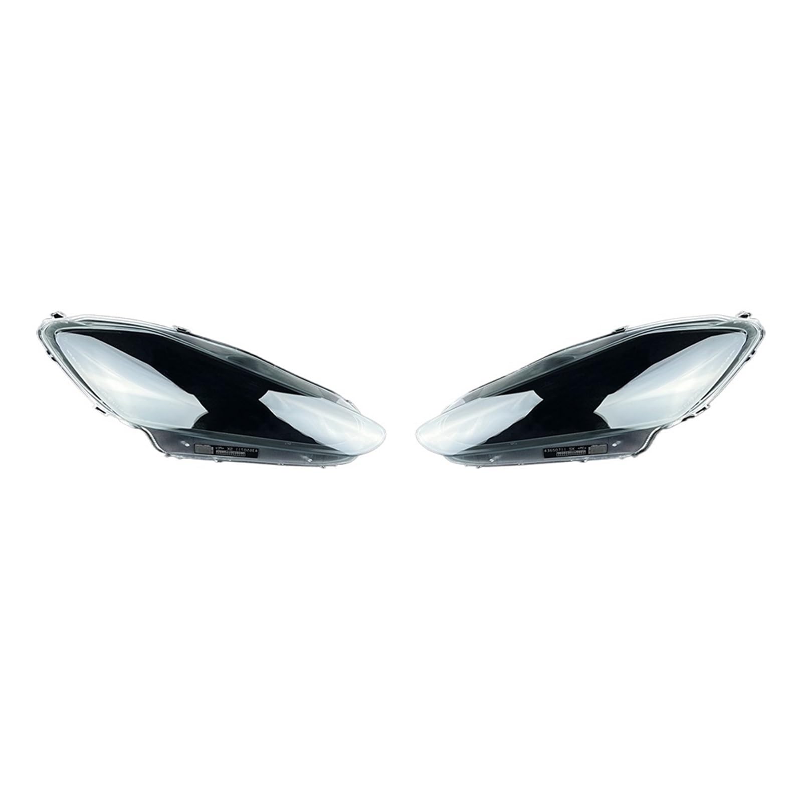 ZHANGAILINGBI Autobrille, transparente Scheinwerfer-Objektivabdeckung, Ersatz-Scheinwerfer-Kopflicht-Lampenschalen-Abdeckung, kompatibel mit Maserati Granturismo GT 2009–2012(A Piar) von ZHANGAILINGBI