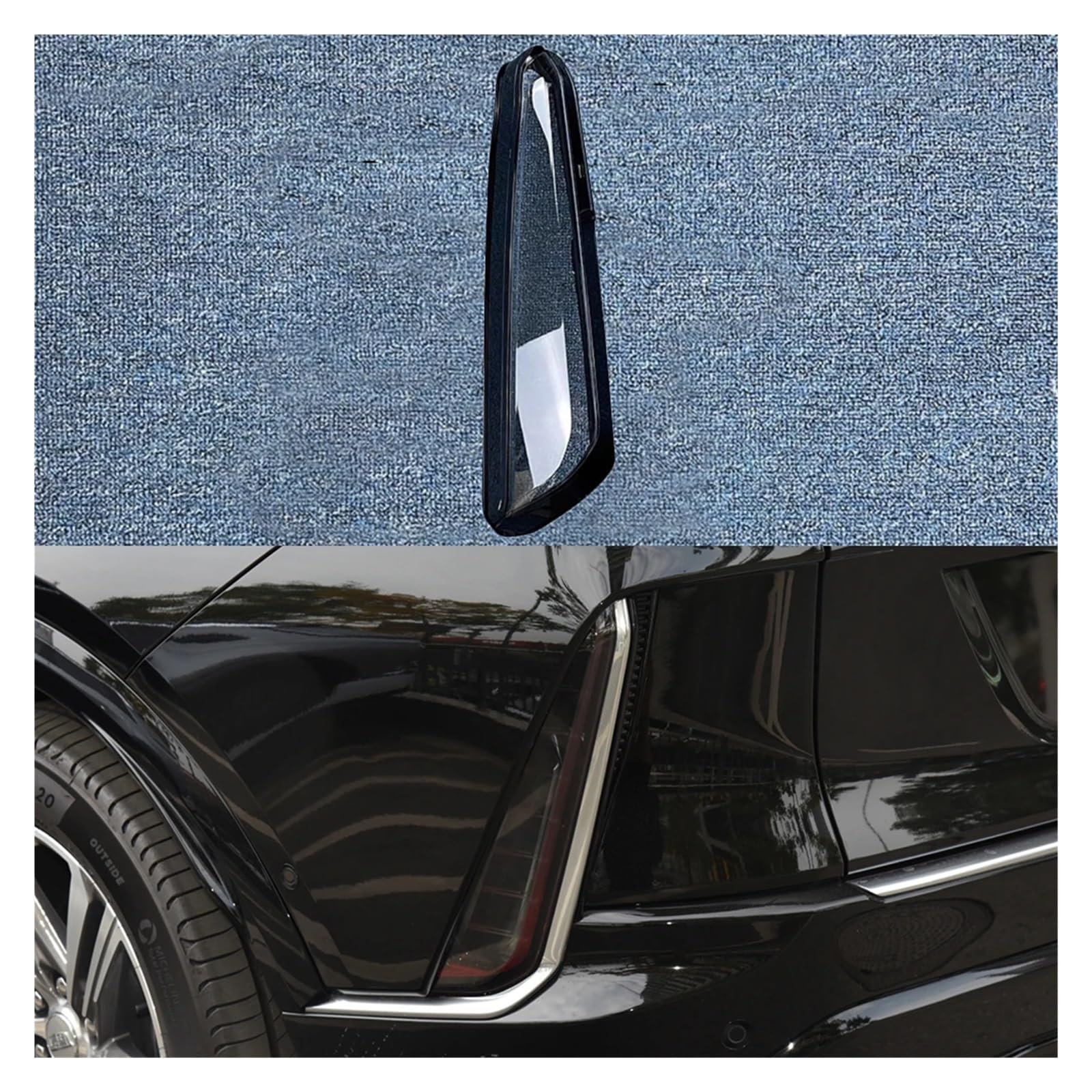 ZHANGAILINGBI Autogehäuse Rücklichtkappen kompatibel for Cadillac Lyriq 2022 Auto-Rücklicht-Objektivabdeckung Lampenschirm Lampenabdeckung Rücklicht-Lichtglasschale(Left) von ZHANGAILINGBI