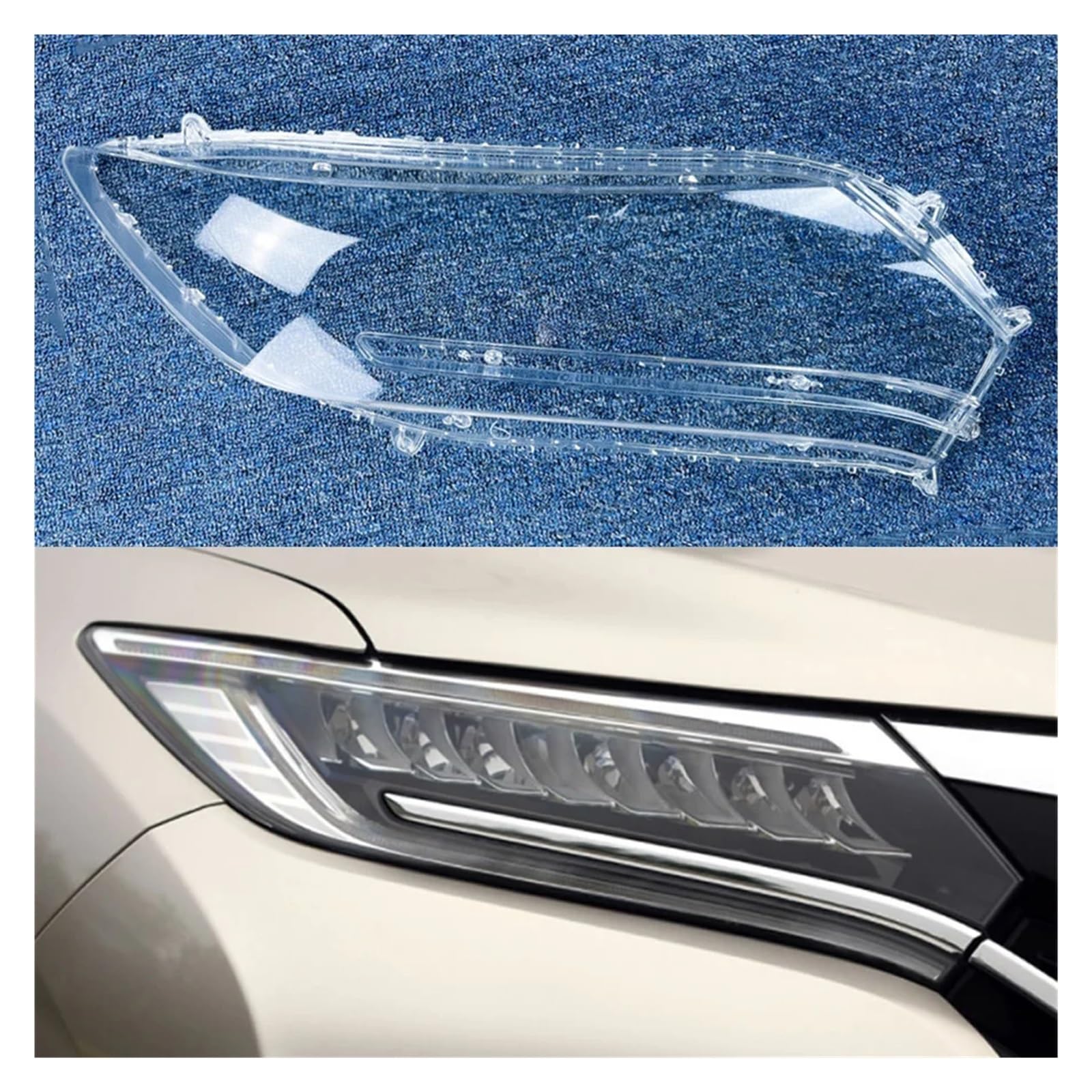 ZHANGAILINGBI Autoscheinwerferschale Lampenabdeckung Transparente Abdeckung Lampenschirm Scheinwerferglas Scheinwerferlinsenabdeckung Kompatibel for Honda UR-V 2017 2018 2019 2020(Right) von ZHANGAILINGBI