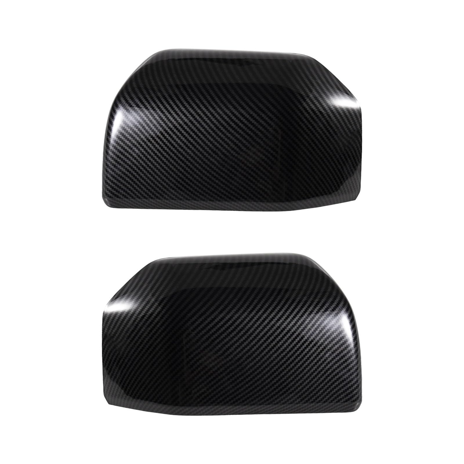 ZHANGAILINGBI Carbon Faser Muster Tür Rückspiegel Abdeckung Kappe Gehäuse Kompatibel for Ford F150 F-150 2015-2020 Auto Zubehör(Left Right) von ZHANGAILINGBI