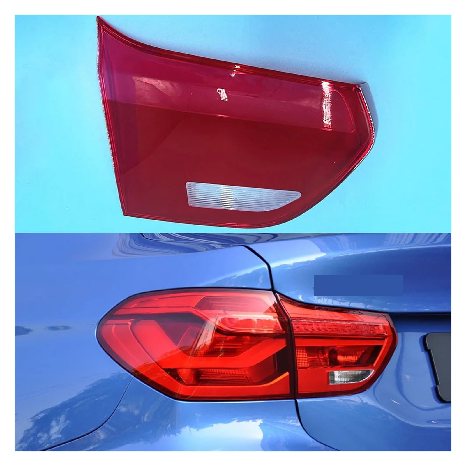 ZHANGAILINGBI Kompatibel for BMW 1er F52 Limousine 2016–2022, hohe Konfiguration, Rücklichtgehäuse, Bremslichtgehäuse, Rücklichtgehäuseabdeckung(Inside Left) von ZHANGAILINGBI