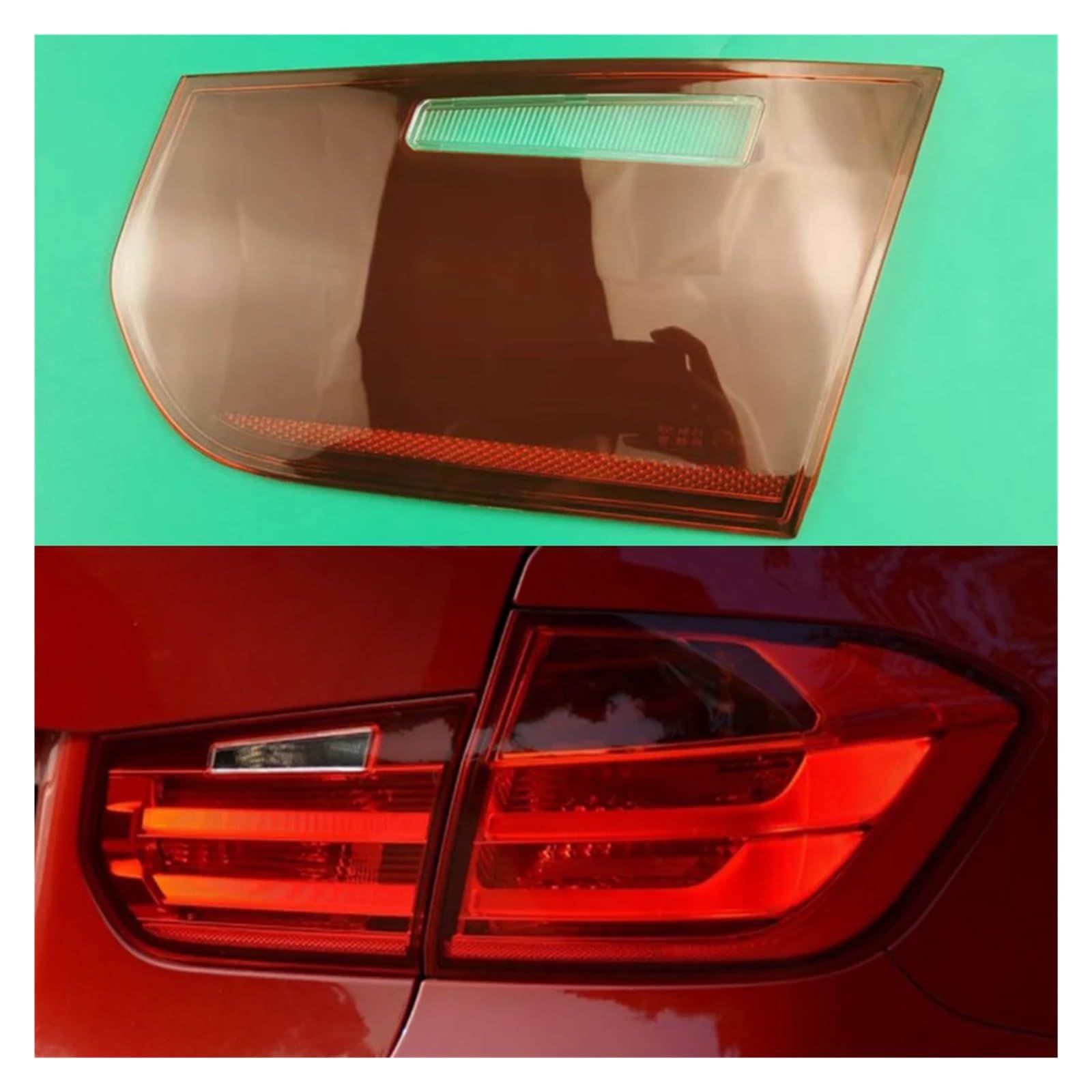 ZHANGAILINGBI Kompatibel for BMW 3er 2013 2014 2015, Auto-Rücklichtgehäuse, Bremslichtgehäuse, ersetzen Sie die Auto-Hecklampengehäuse-Abdeckungsmaske, den Lampenschirm(Inside Right) von ZHANGAILINGBI