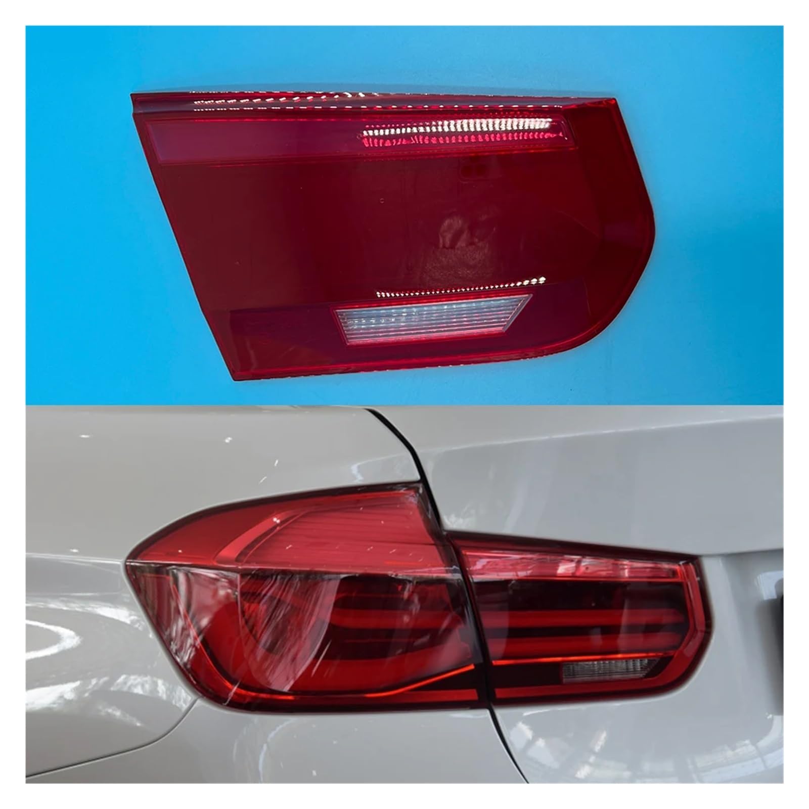 ZHANGAILINGBI Kompatibel for BMW 3er F30 316 318 320i 2016 2017 2018 2019 Auto-Rücklichtgehäuse Bremslichtgehäuse Ersetzen Sie das Auto-Hecklampengehäuse(Inside Left) von ZHANGAILINGBI