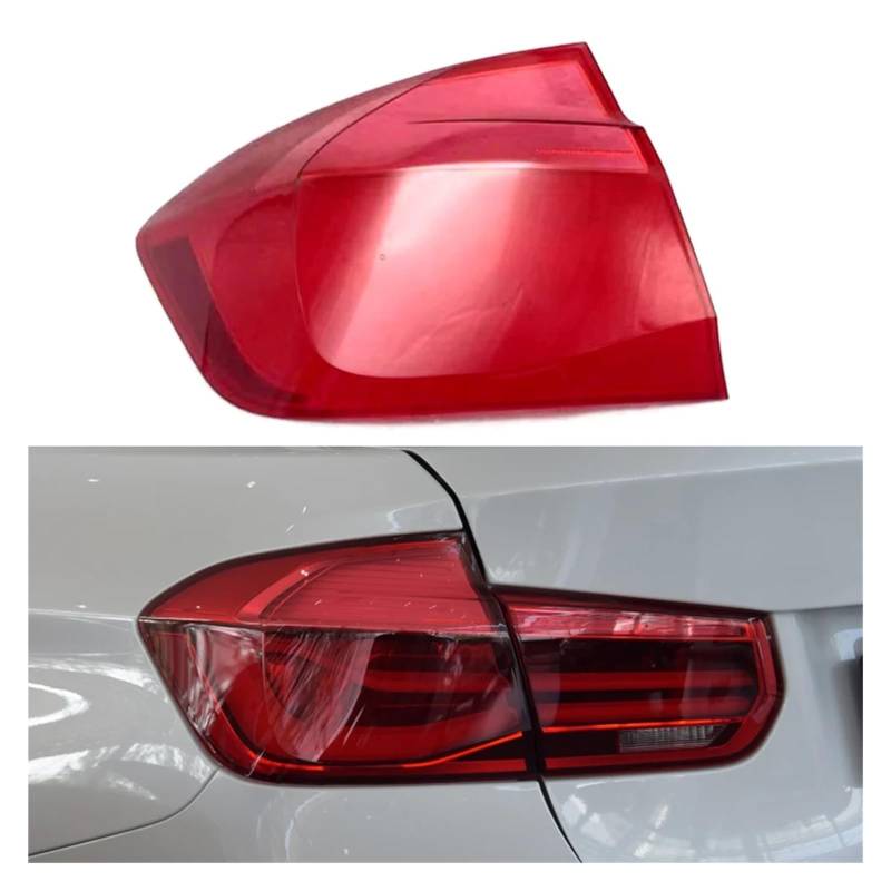 ZHANGAILINGBI Kompatibel for BMW 3er F30 316 318 320i 2016 2017 2018 2019 Auto-Rücklichtgehäuse Bremslichtgehäuse Ersetzen Sie das Auto-Hecklampengehäuse(Outside Left) von ZHANGAILINGBI