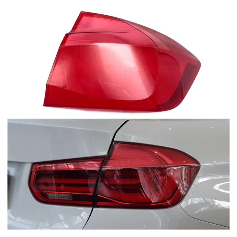 ZHANGAILINGBI Kompatibel for BMW 3er F30 316 318 320i 2016 2017 2018 2019 Auto-Rücklichtgehäuse Bremslichtgehäuse Ersetzen Sie das Auto-Hecklampengehäuse(Outside Right) von ZHANGAILINGBI