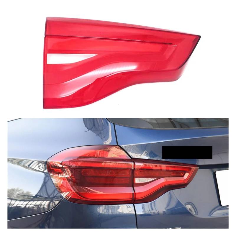 ZHANGAILINGBI Kompatibel for BMW X3 2018 2019 2020 2021 Auto-Rücklichtgehäuse Bremslichtgehäuse Ersetzen Sie die Auto-Hecklampengehäuse-Abdeckungsmaske Lampenschirm(Inside Left) von ZHANGAILINGBI