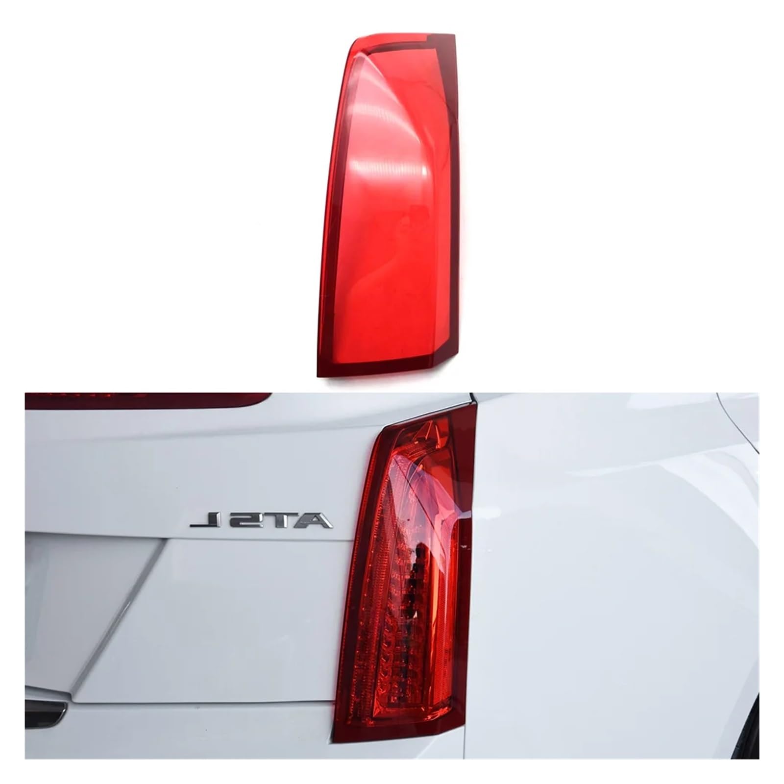 ZHANGAILINGBI Kompatibel for Cadillac ATS ATS-L 2013–2017, Auto-Rücklichtgehäuse, Bremslichtgehäuse, ersetzen Sie den Lampenschirm der Auto-Heckgehäuseabdeckung(Red Right) von ZHANGAILINGBI