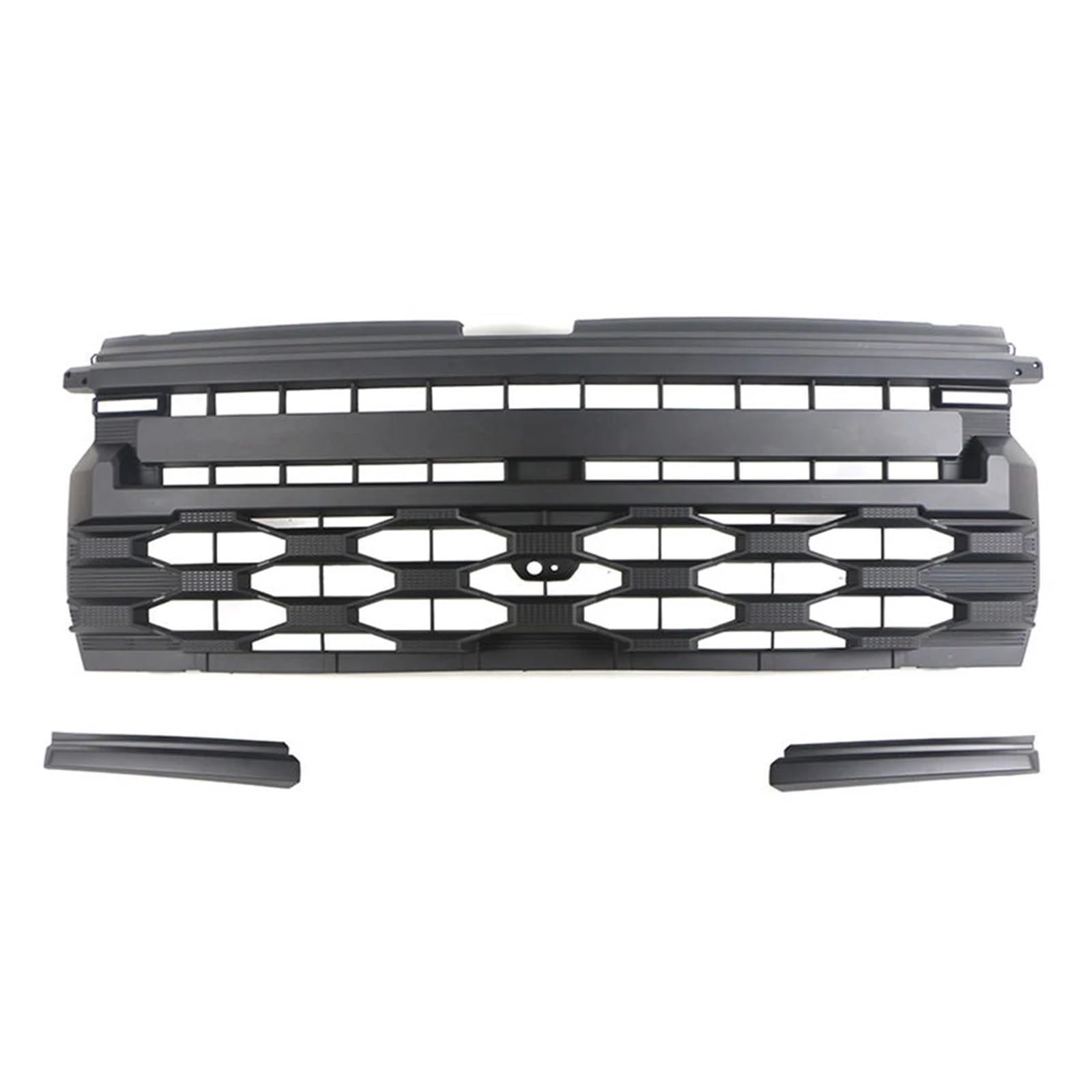 ZHANGAILINGBI Kompatibel for Chevy Silverado 2023–2024 Off-Road-Frontstoßstangengrill mit LED-Leuchten – mattschwarzer ABS-Renngrill(No Light) von ZHANGAILINGBI