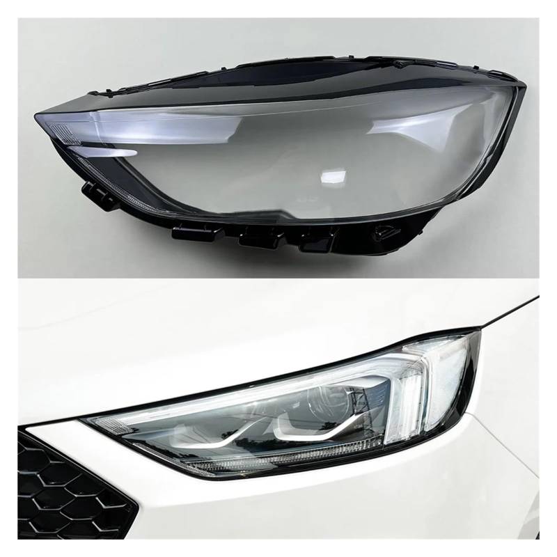 ZHANGAILINGBI Kompatibel for Ford Edge 2019–2022. Scheinwerferabdeckung, transparente Maske, Scheinwerferschalenlinse, ersetzt den Original-Lampenschirm(Left) von ZHANGAILINGBI