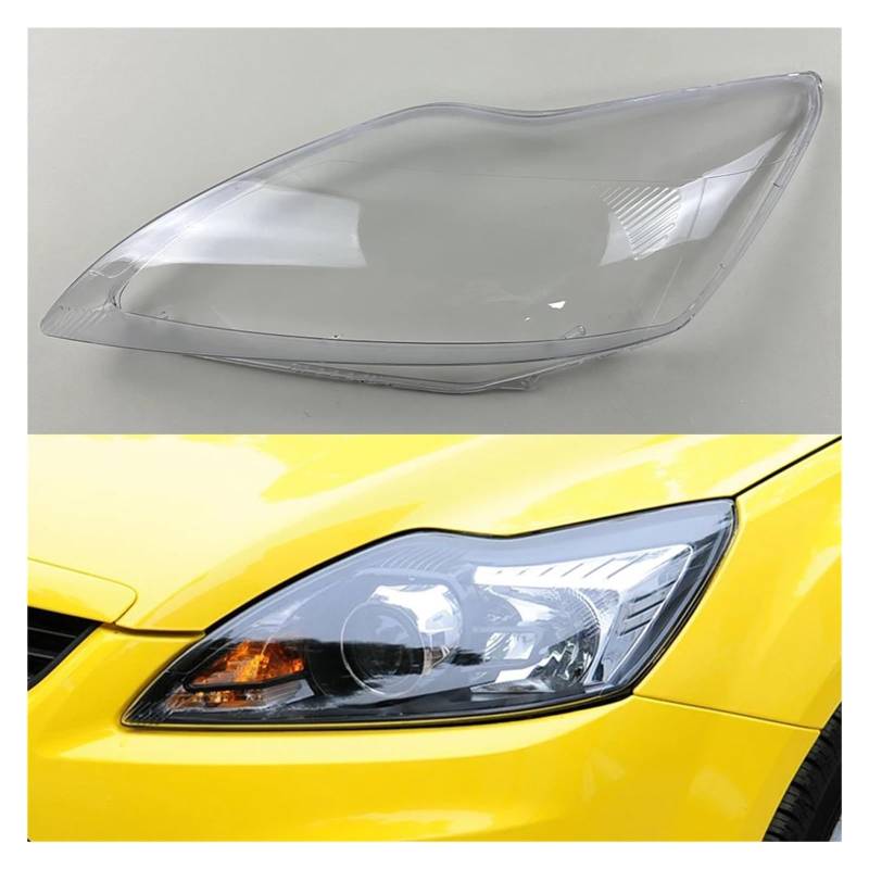 ZHANGAILINGBI Kompatibel for Ford Focus 2009 2010 2011 Scheinwerfer Transparente Abdeckung Scheinwerfer Shell Lampenschirm Fall Ersetzen Original Objektiv(Left) von ZHANGAILINGBI