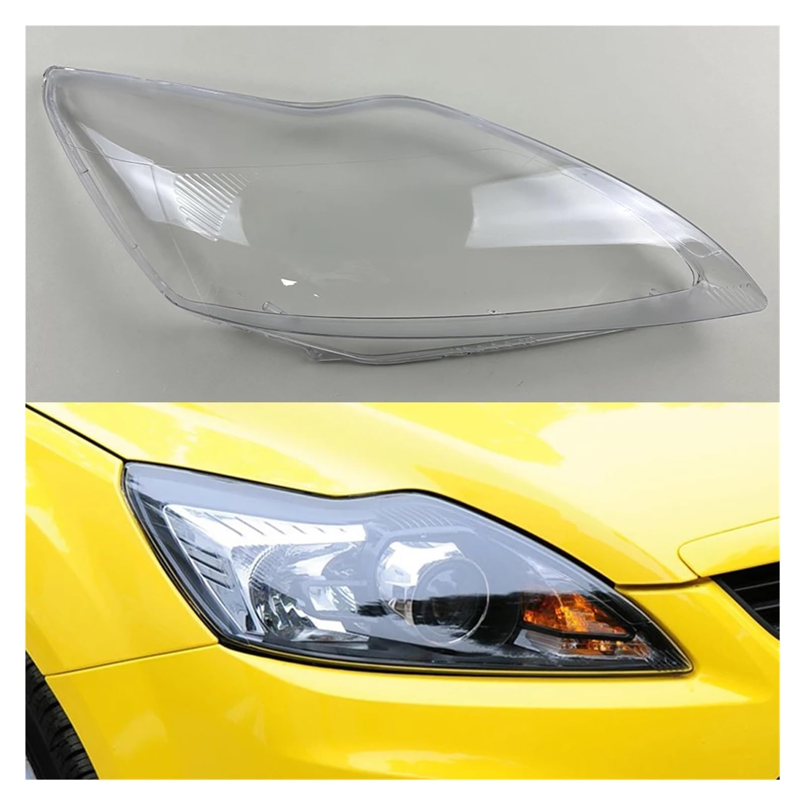 ZHANGAILINGBI Kompatibel for Ford Focus 2009 2010 2011 Scheinwerfer Transparente Abdeckung Scheinwerfer Shell Lampenschirm Fall Ersetzen Original Objektiv(Right) von ZHANGAILINGBI