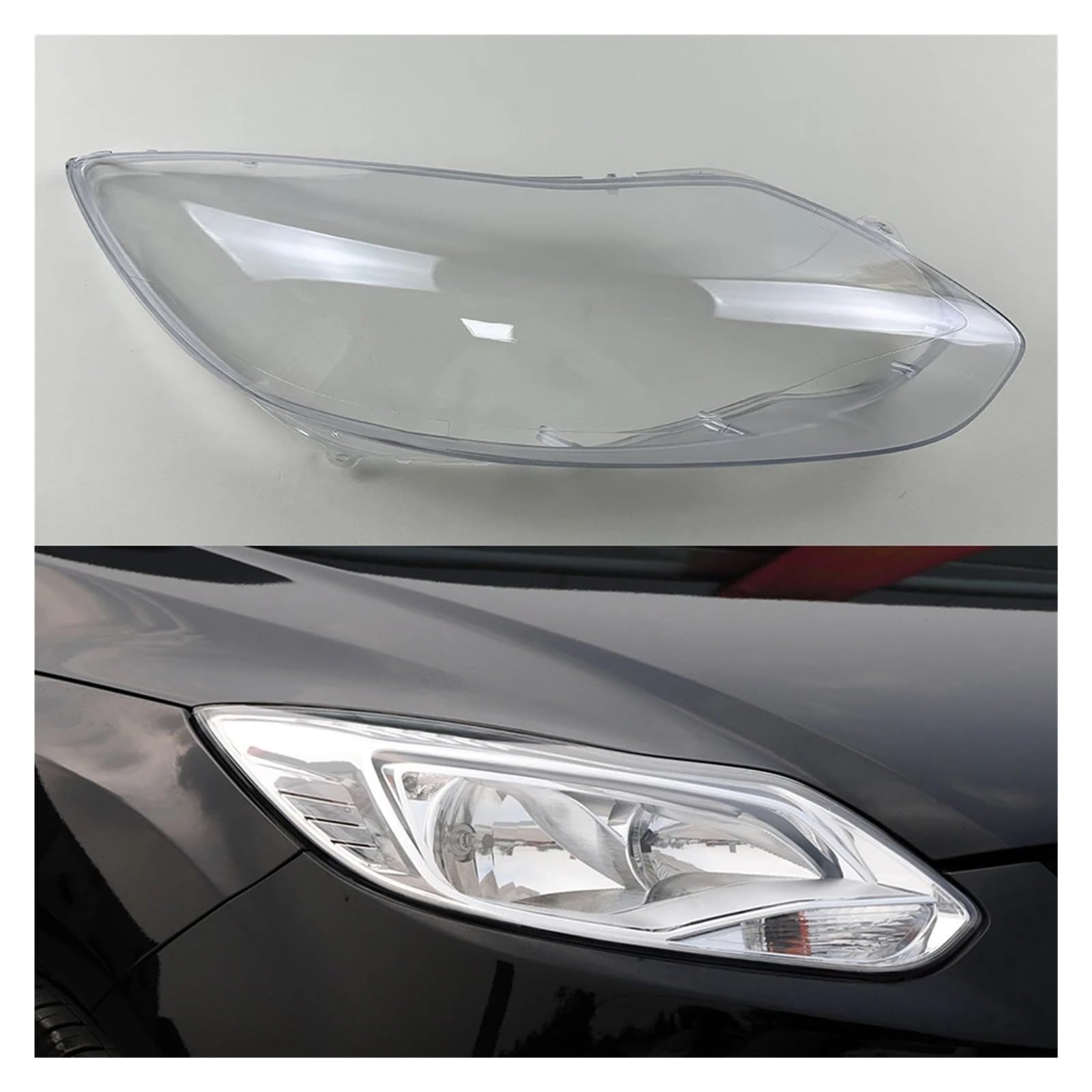 ZHANGAILINGBI Kompatibel for Ford Focus 2012 2013 2014. Scheinwerferabdeckung, transparenter Lampenschirm, Scheinwerfergehäuse, Linse. Ersetzen Sie den Original-Lampenschirm(Right) von ZHANGAILINGBI