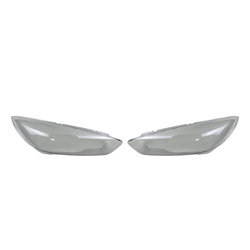 ZHANGAILINGBI Kompatibel for Ford Focus 2015 2016 2017 2018 Frontscheinwerferabdeckung Transparente Scheinwerferschale Lampenlinse Ersetzen Sie den Original-Lampenschirm(Left and Right) von ZHANGAILINGBI