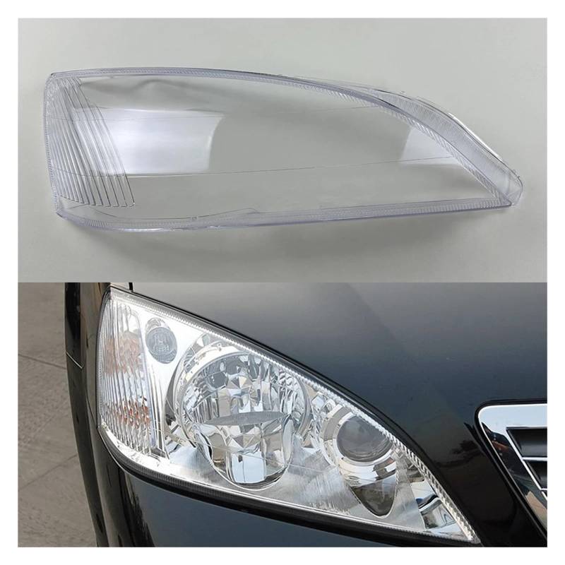 ZHANGAILINGBI Kompatibel for Ford Mondeo 2004–2007. Scheinwerfer-Lampenabdeckung, Scheinwerferschale, transparente Maskenlinse, ersetzt den Original-Lampenschirm(Right) von ZHANGAILINGBI