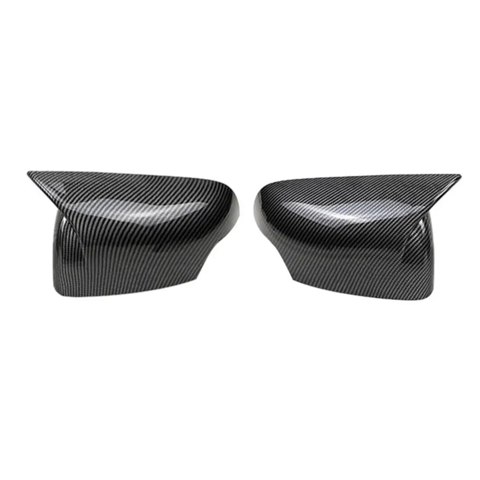 ZHANGAILINGBI Kompatibel for Ford Ranger T6 Raptor Wildtrak 2012–2021. Rückspiegel-Abdeckung, Flügelkappe, Außentür, Rückansicht, Gehäuseverkleidung, Kohlefaser((Carbon)) von ZHANGAILINGBI