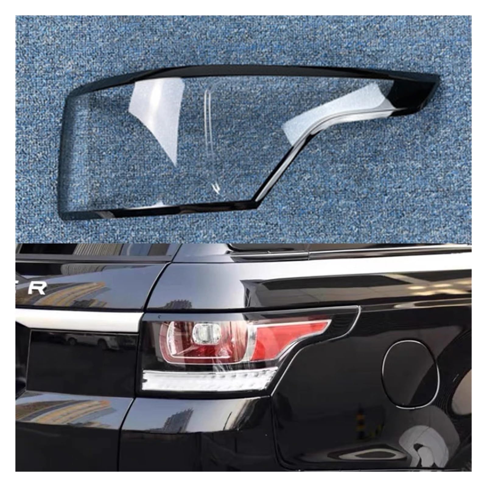 ZHANGAILINGBI Kompatibel for Land Rover Range Rover Sport Edition 2014–2022. Auto-Rücklichtgehäuse, Bremslichtgehäuse, ersetzen Sie die Auto-Heckgehäuseabdeckung(Right) von ZHANGAILINGBI