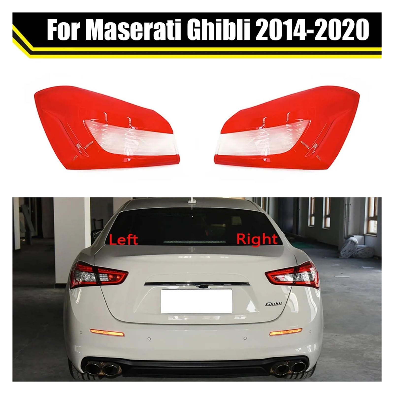 ZHANGAILINGBI Kompatibel for Maserati Ghibli 2014–2020(Inside A Pair) von ZHANGAILINGBI